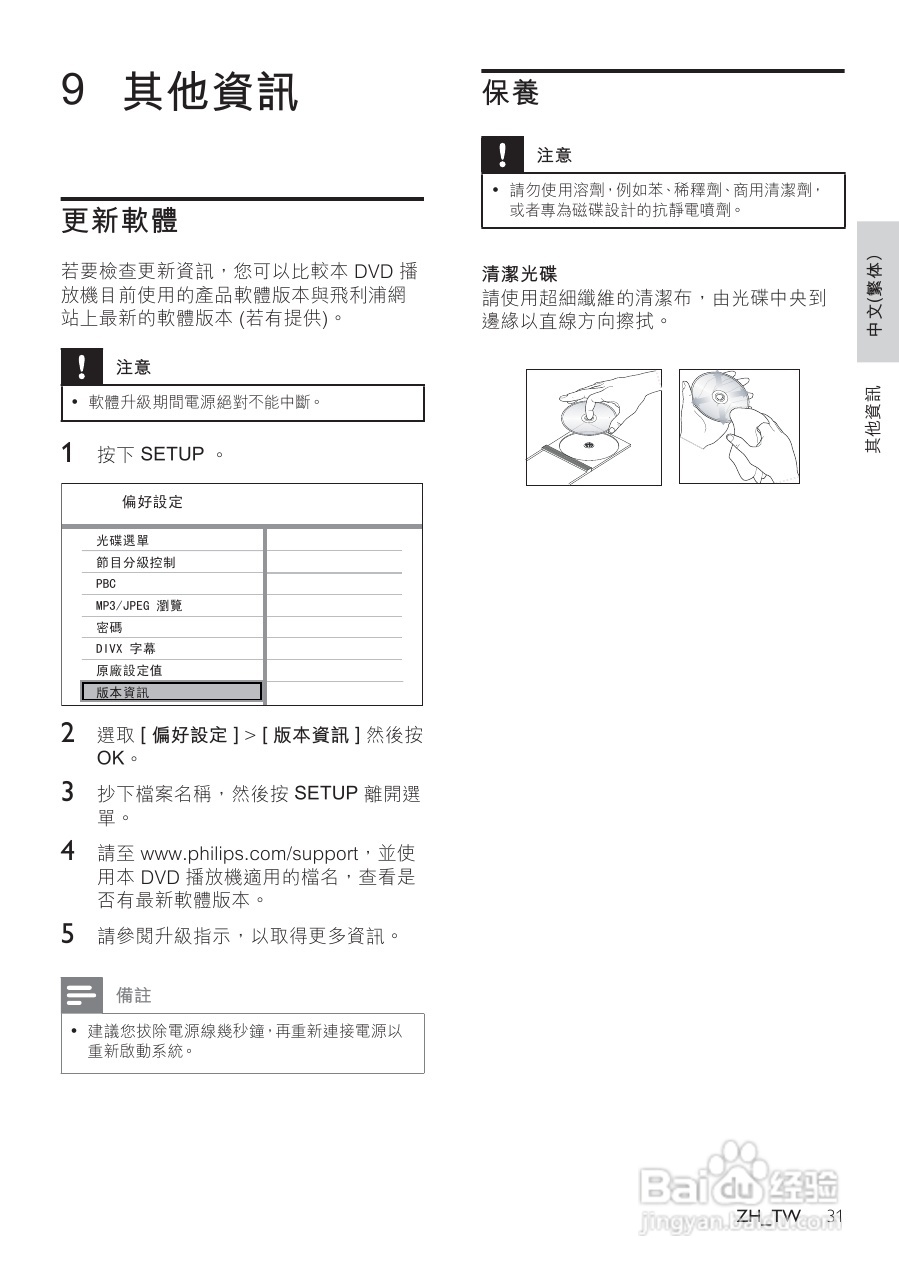 PHILIPS DVP335DK DVD播放机使用手册:[2]