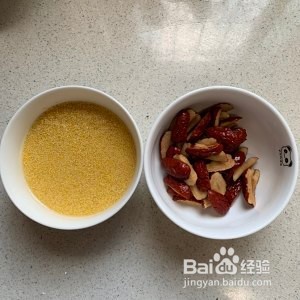 小米枣子红糖粥