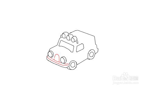 卡通汽车怎么画