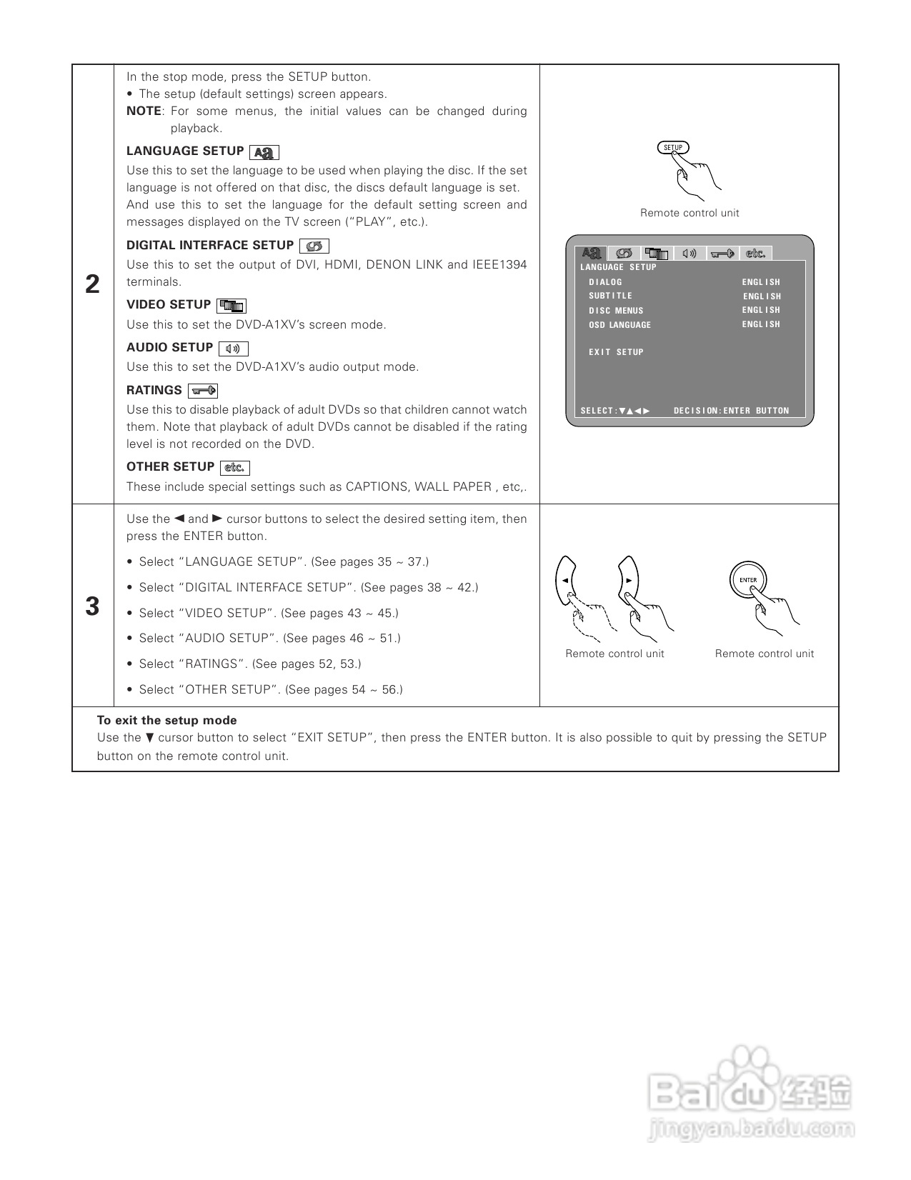 DENON DVD-A1XV播放机说明书:[2]