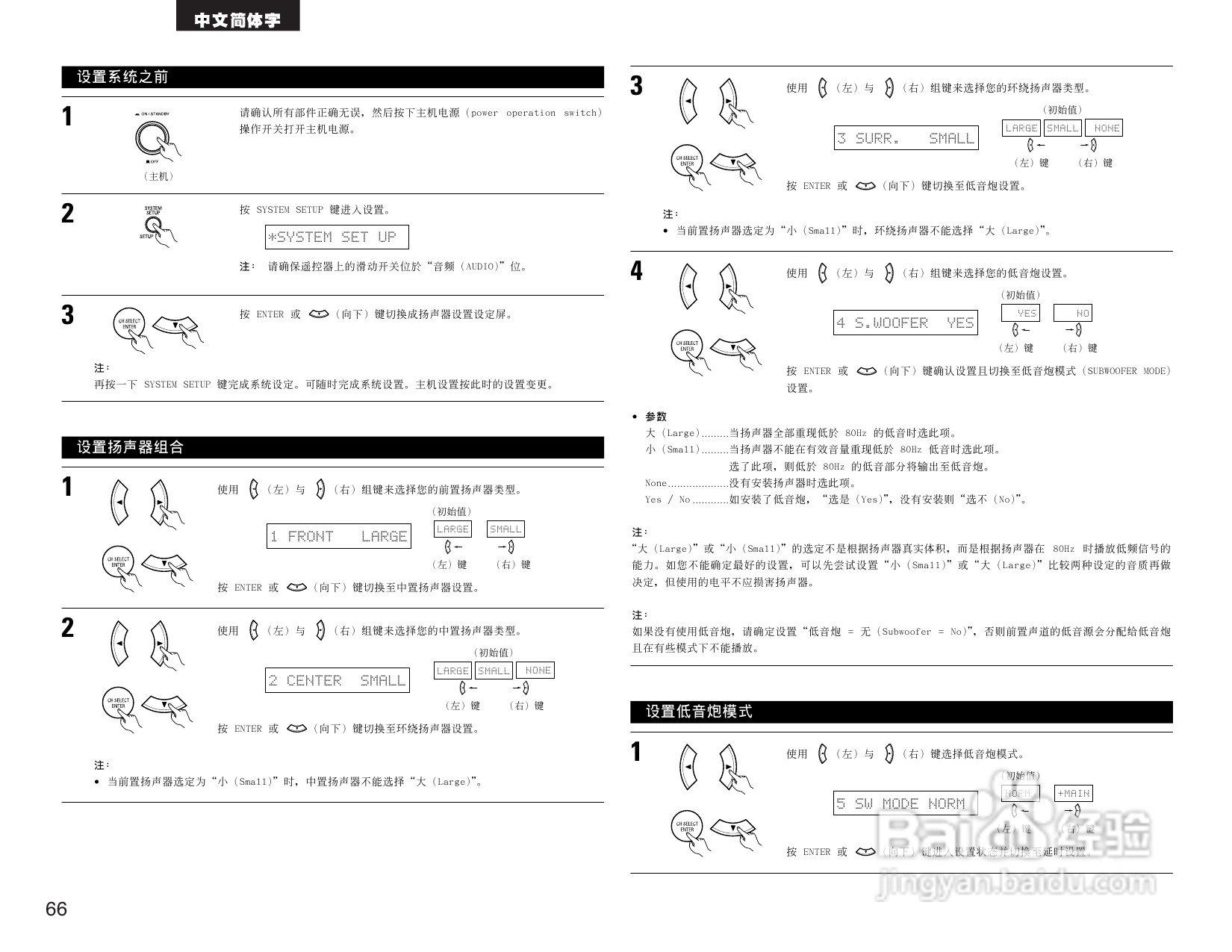 DENON AVR-1484收音环绕扩音机操作说明书:[4]