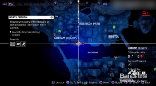 哥谭骑士全蝙蝠摩托竞速挑战位置一览攻略