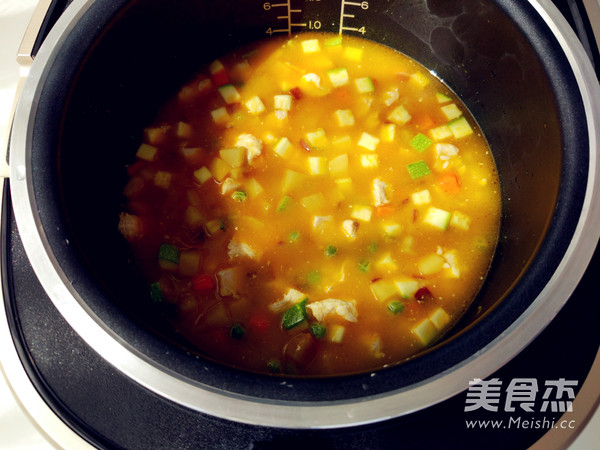 咖喱鸡丁饭的做法