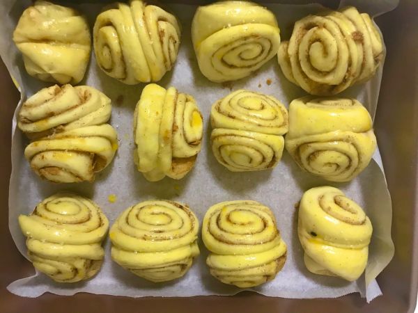 #换着花样吃早餐#肉桂卷,温暖人心的食物