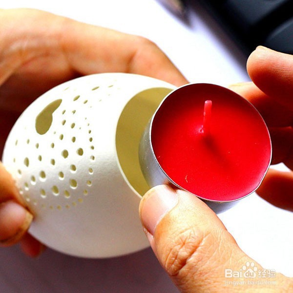 创意手工DIY项目加盟制作的蛋艺烛台教程