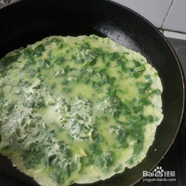 新手易做的菠菜饼