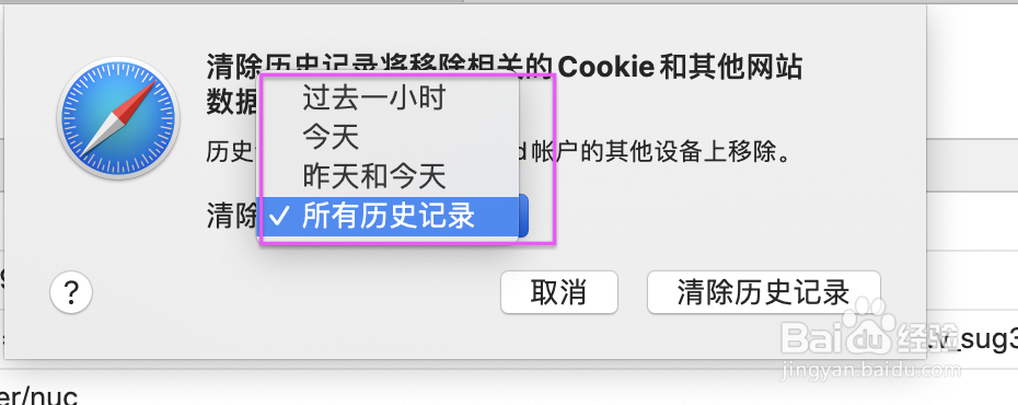 Safari怎么清除历史记录
