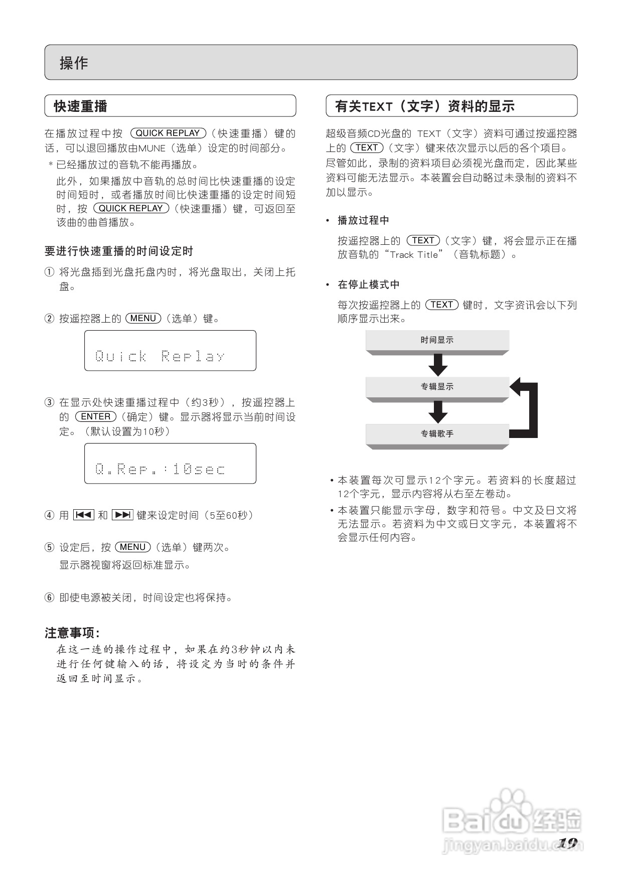 马兰士SA-11S2 CD播放机使用说明书:[2]