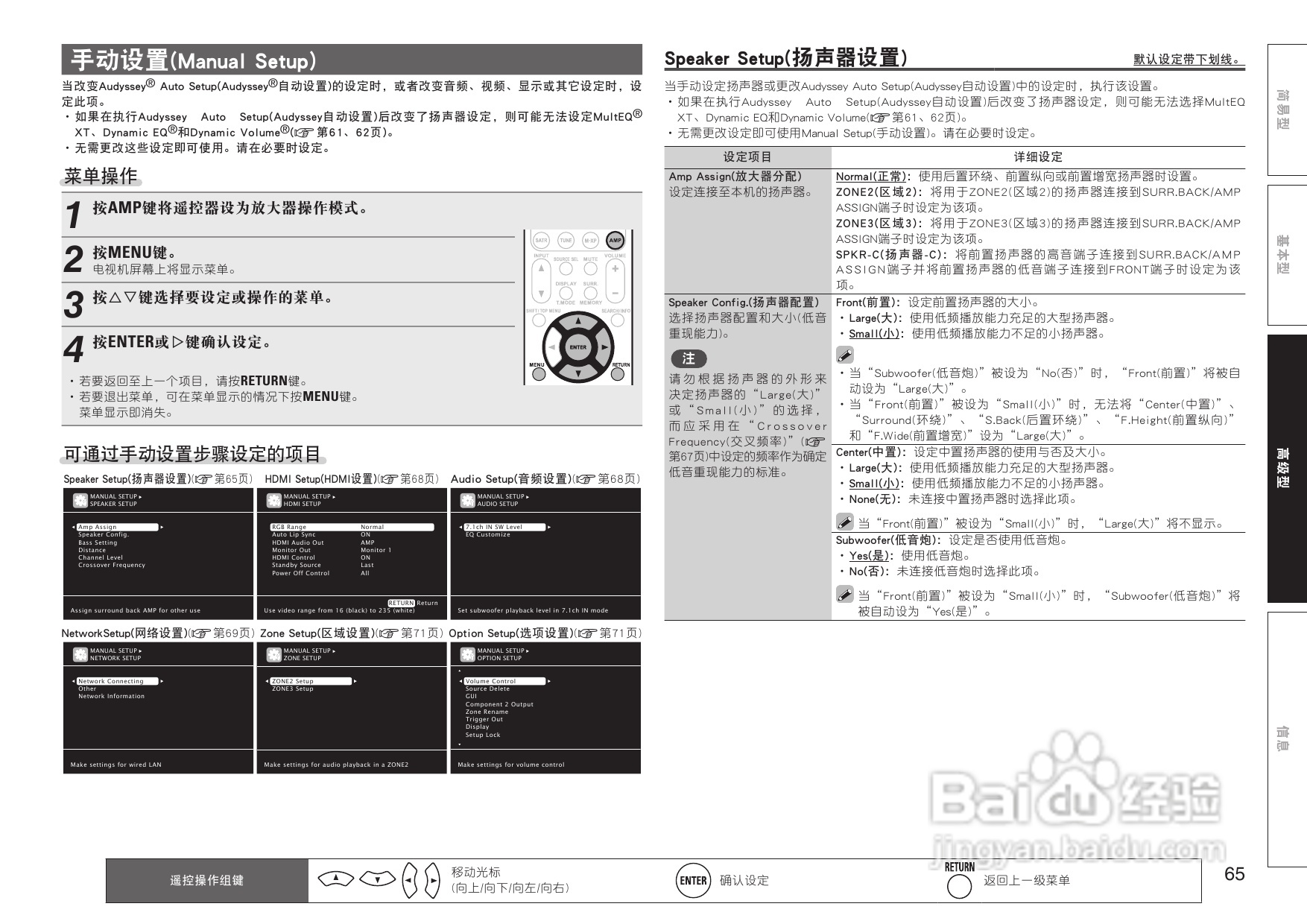 马兰士SR7005功放使用说明书:[4]
