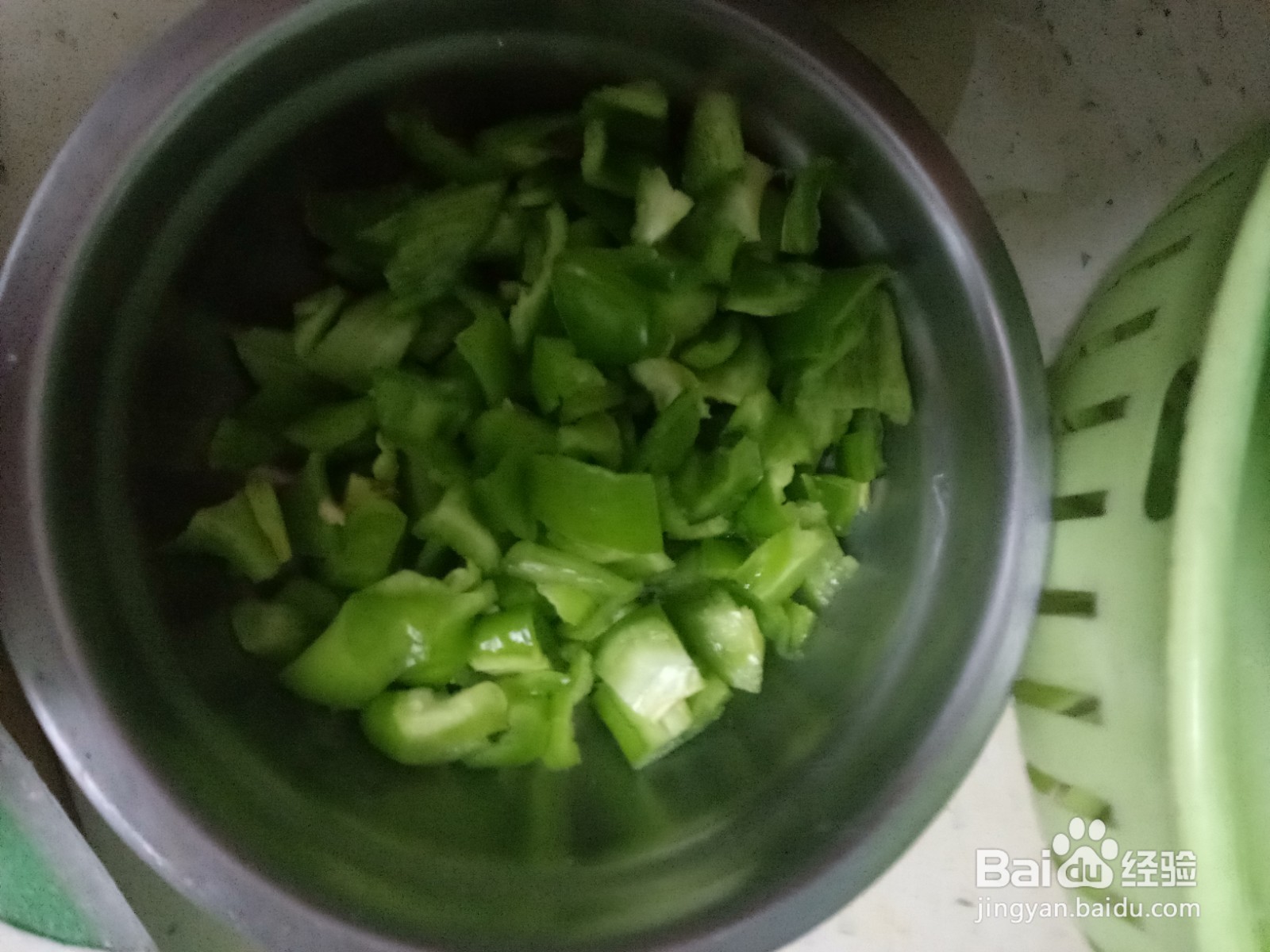 豌豆青椒炒肉丁