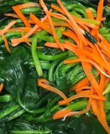 菠菜拌粉丝的做法