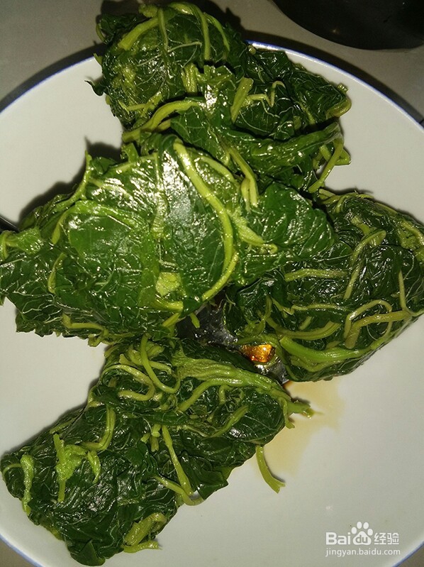 凉拌小米菜的制作方法