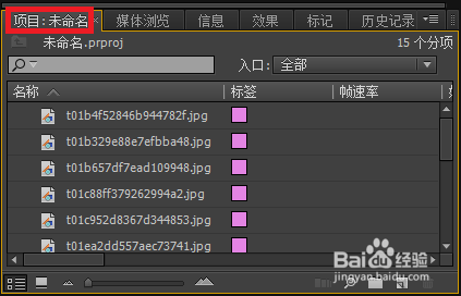 Premiere Pro中制作电子相册：[1]制作