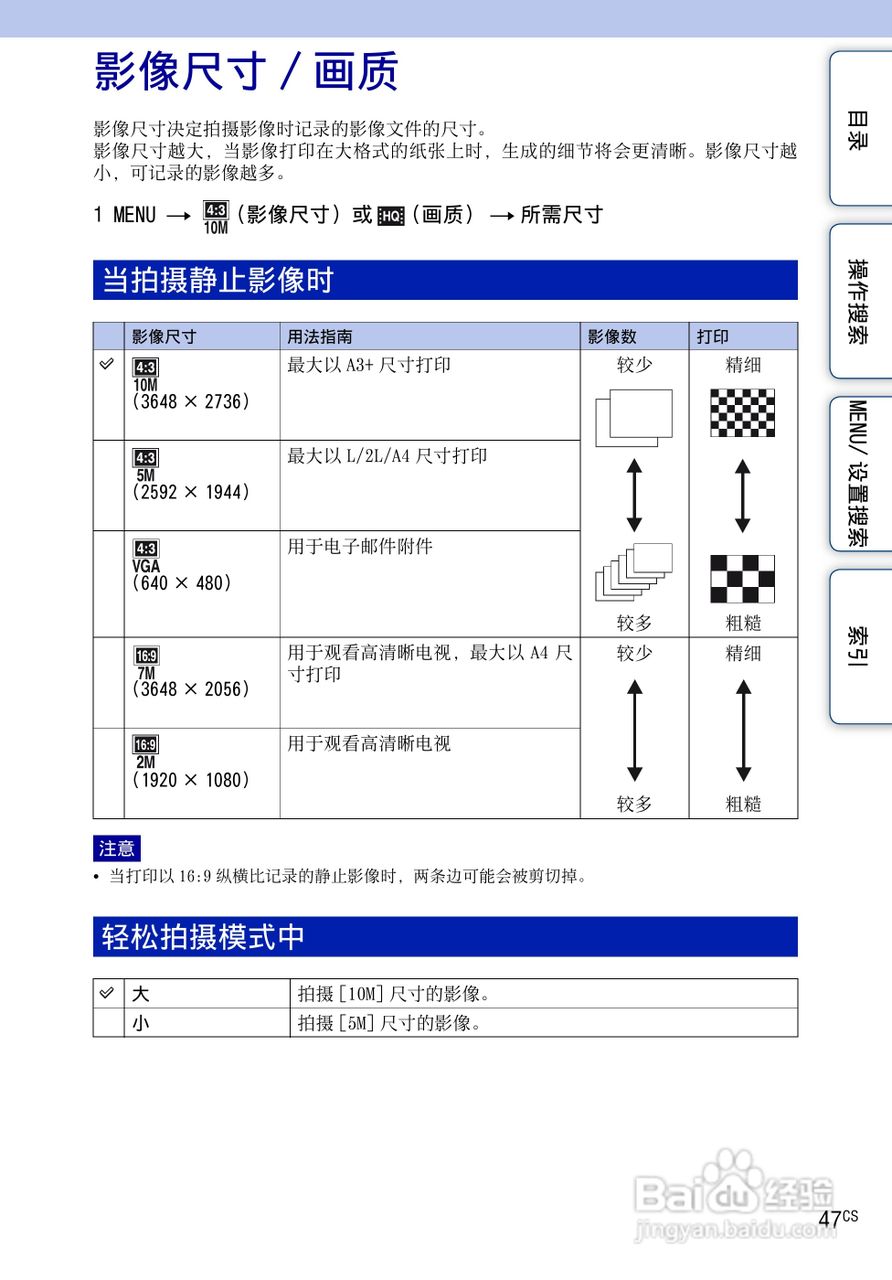 索尼数码相机DSC-HX5使用说明书:[5]