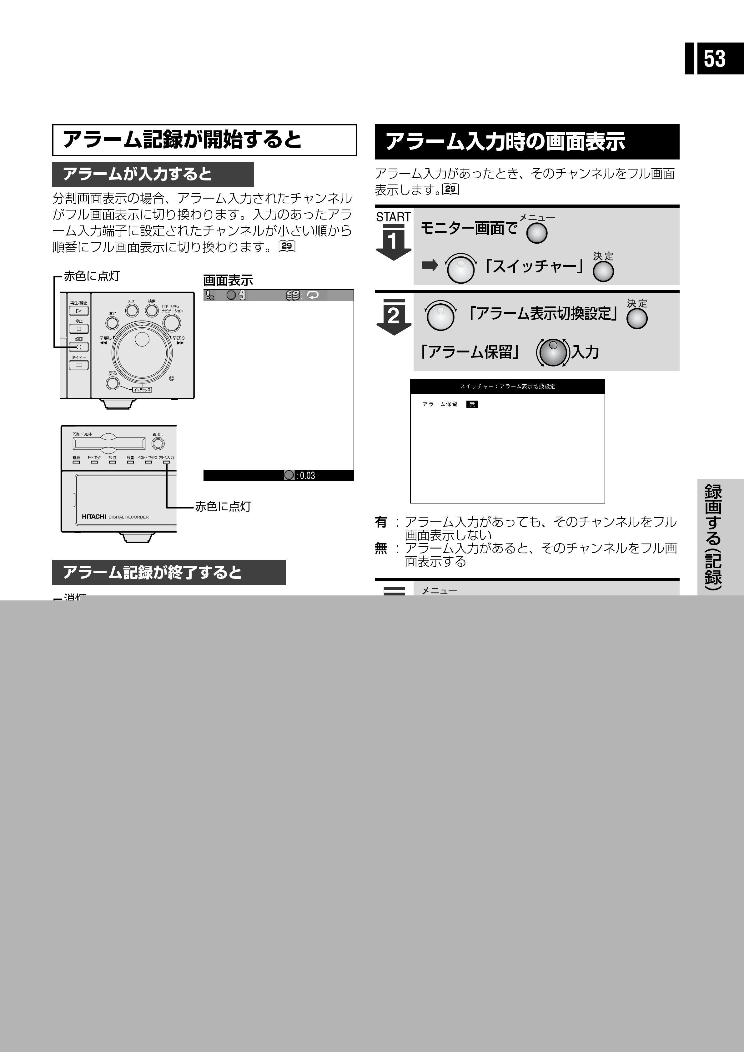 日立 DS-F221监视用数码录像机说明书:[6]