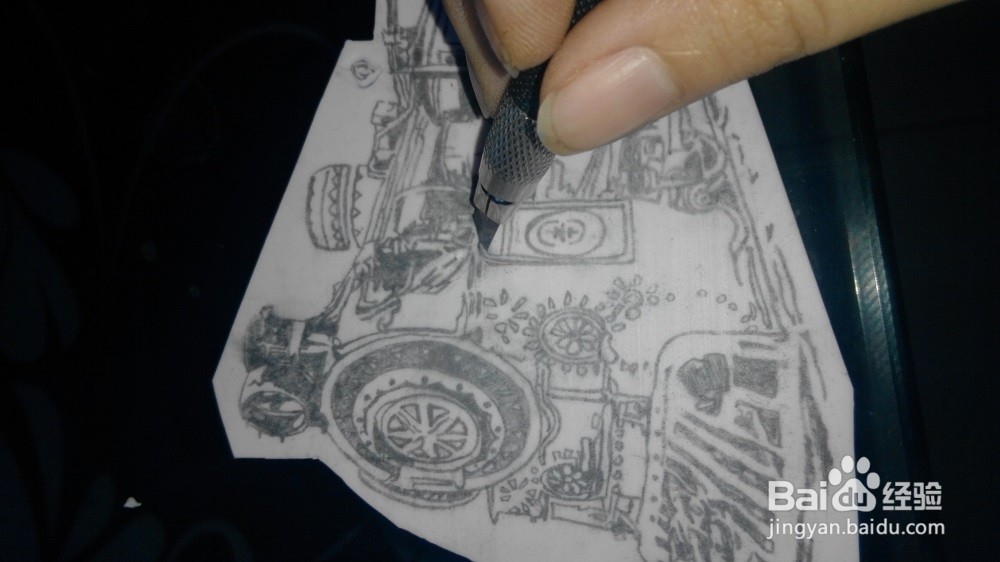 手工橡皮章之火车橡皮章