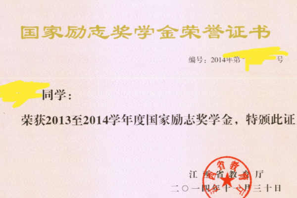 国家励志奖学金含金量是多少