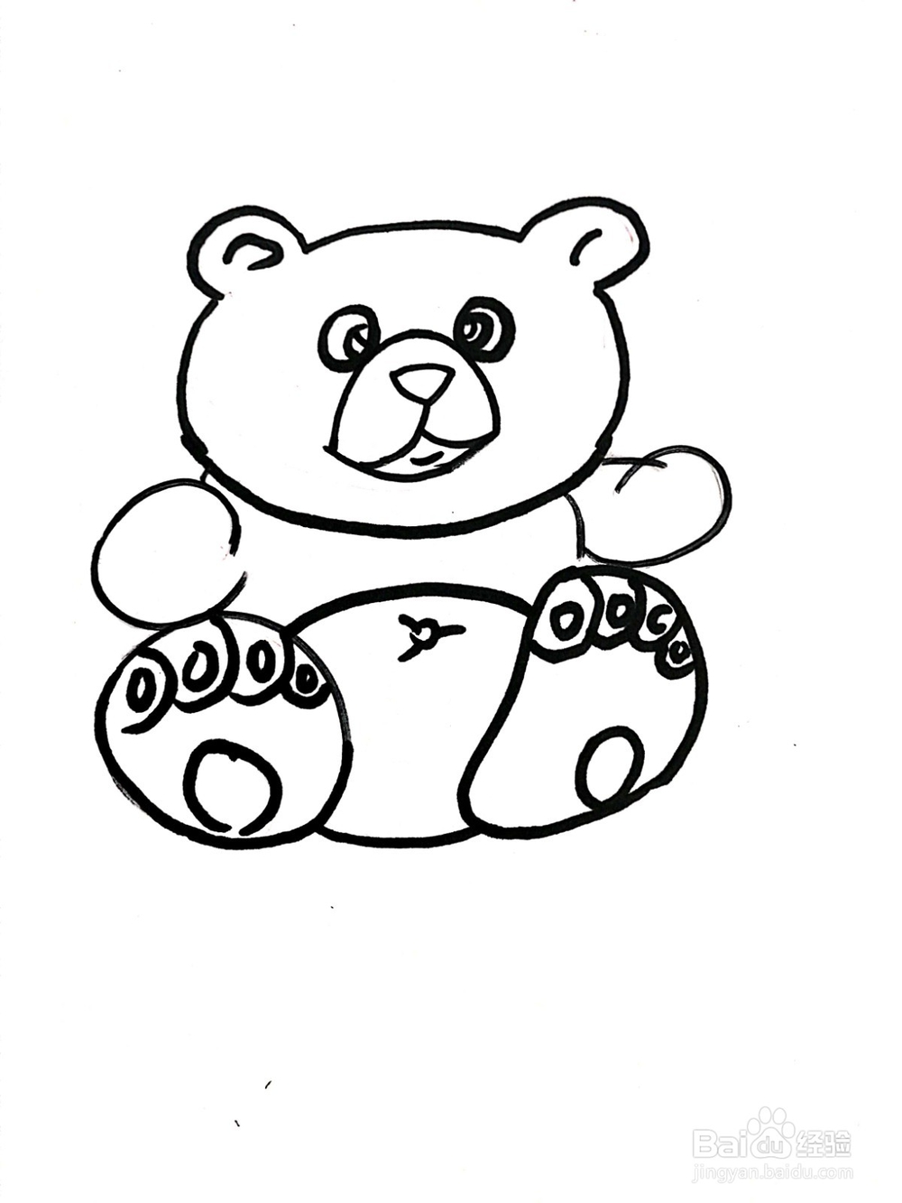 弗雷迪玩具熊画画图片