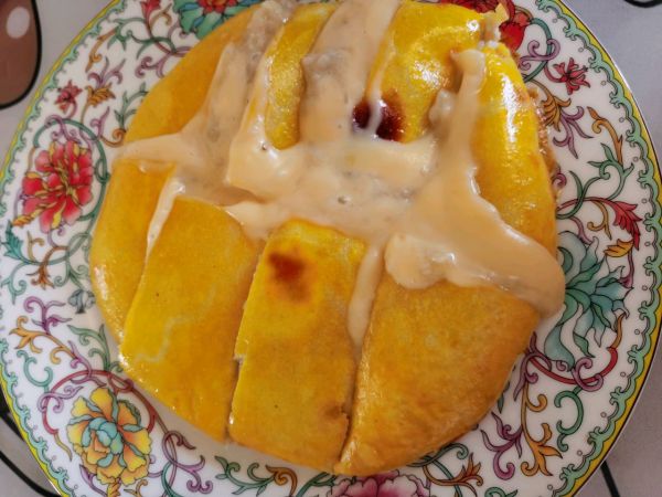 爆浆芝士香蕉饼