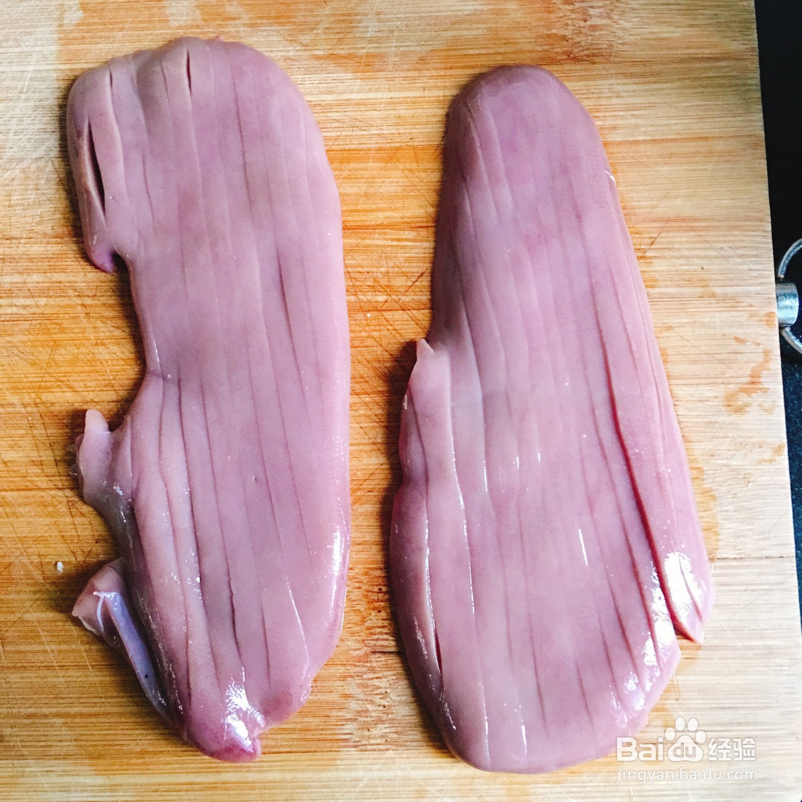 双椒腰花的做法