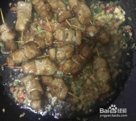 牙签肉的做法