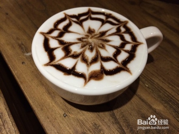 卡布奇诺拉花方法