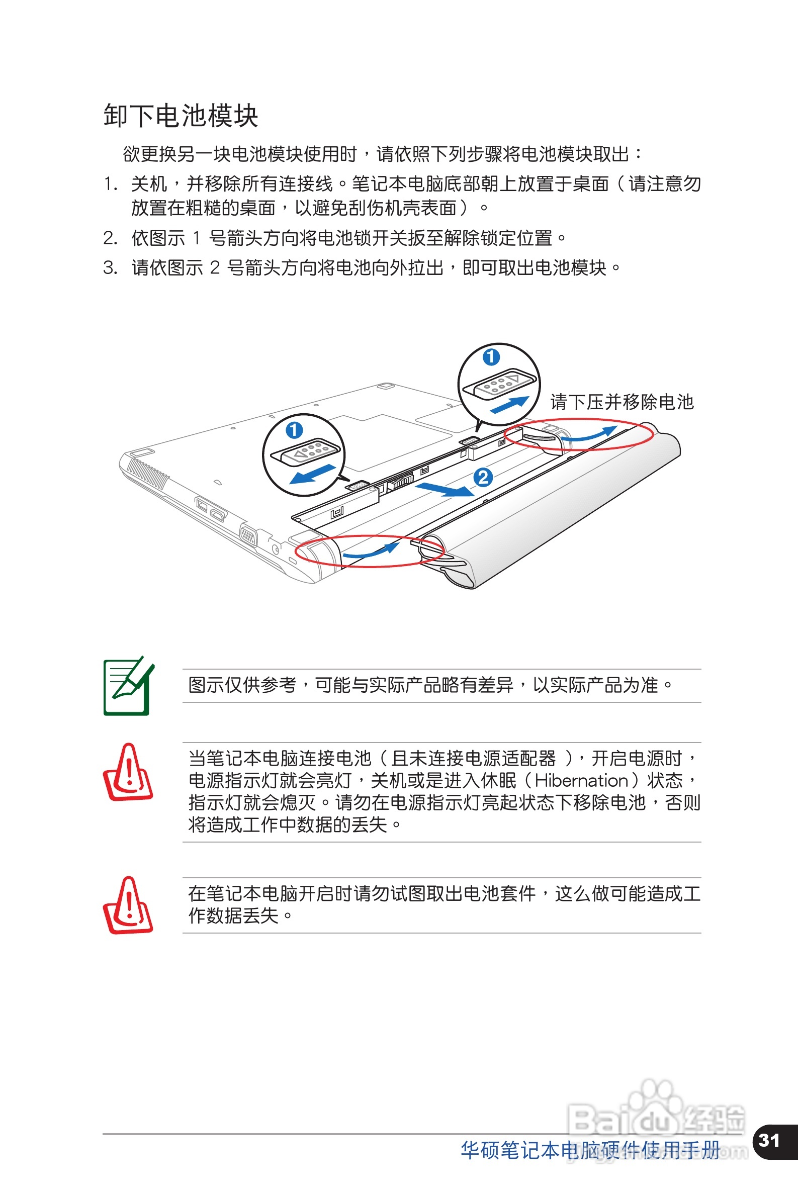 华硕C6318笔记本电脑使用手册:[4]