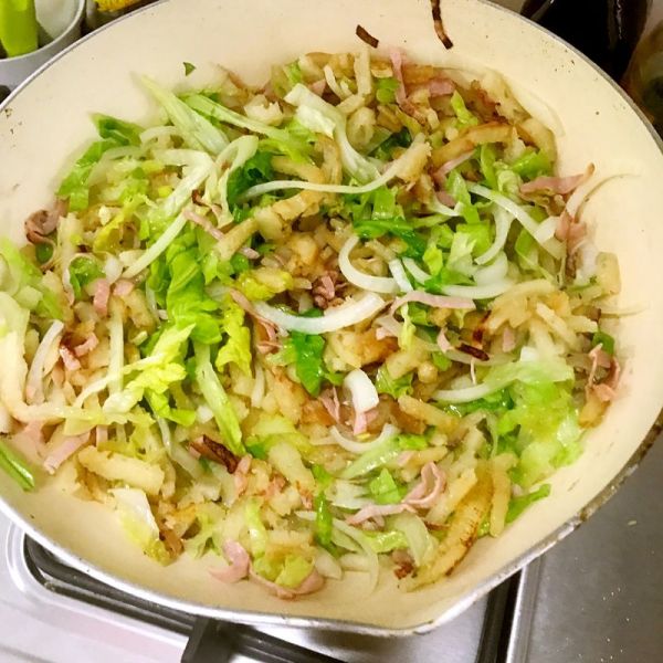 火腿鸡蛋煎土豆