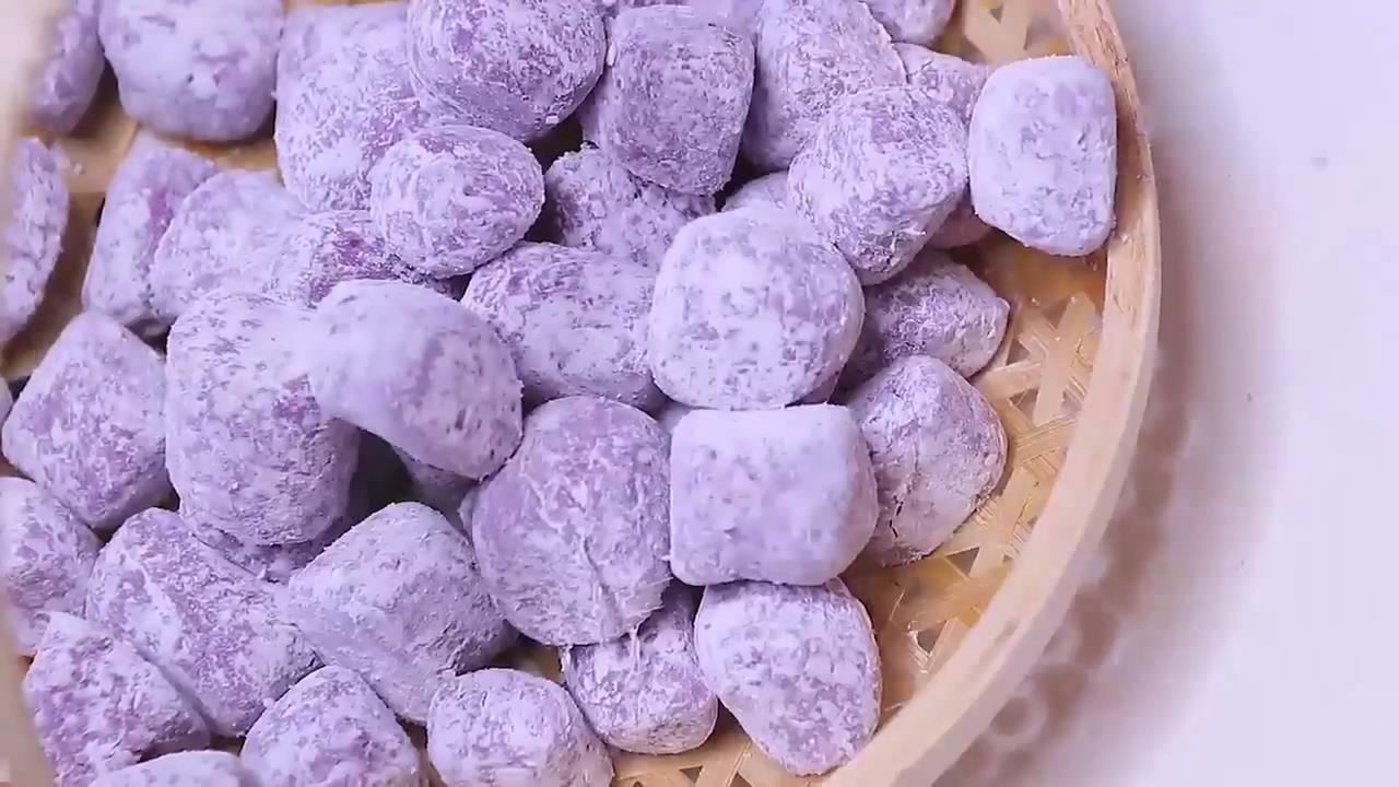 怎样做紫薯椰奶芋圆
