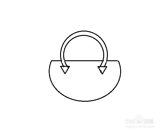如何画手提包的简笔画