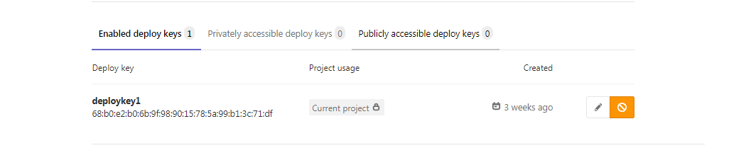 如何使用gitlab配置项目的Deploy Keys