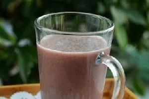 红豆碧根果豆浆