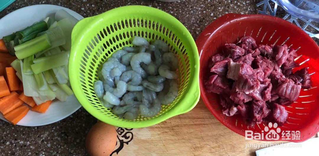牛肉虾仁馅饺子的做法