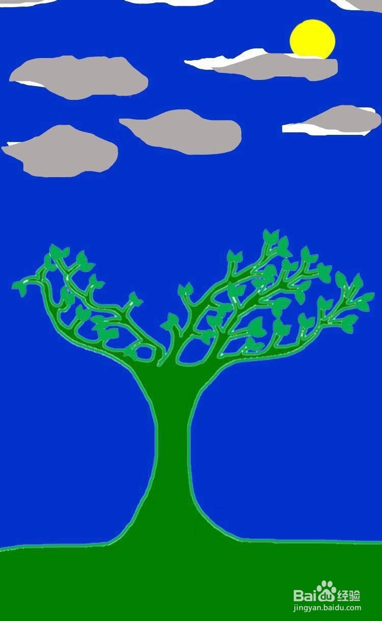 简笔画教程之大树