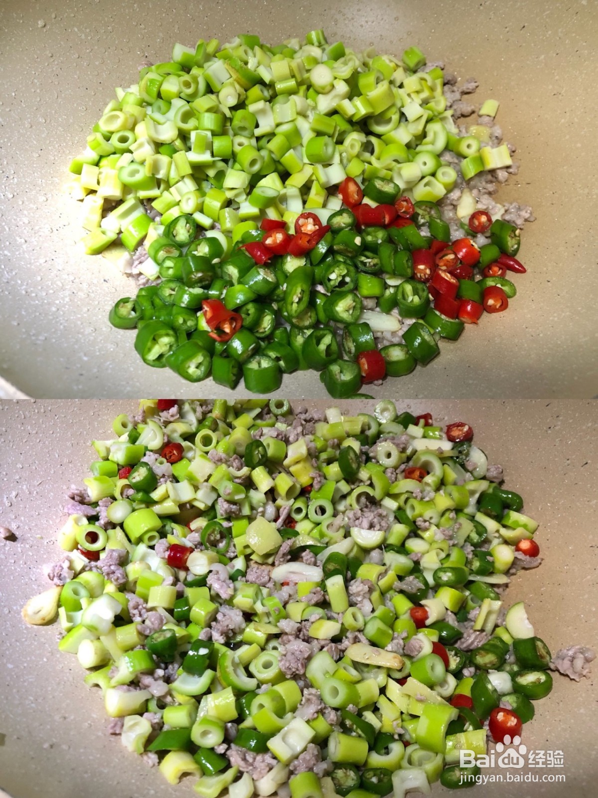 小笋炒肉末怎么做