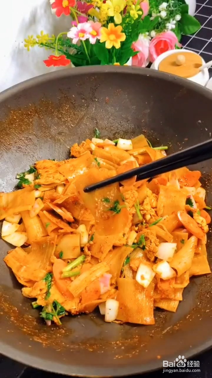如何制作好吃的家庭版烤冷面
