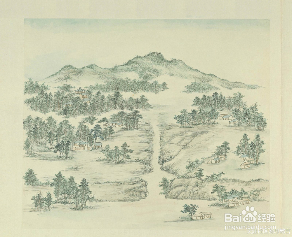 燕山八景图的背景欣赏法与方式