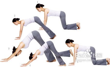 4步纤腰瑜伽减肥战胜水桶腰