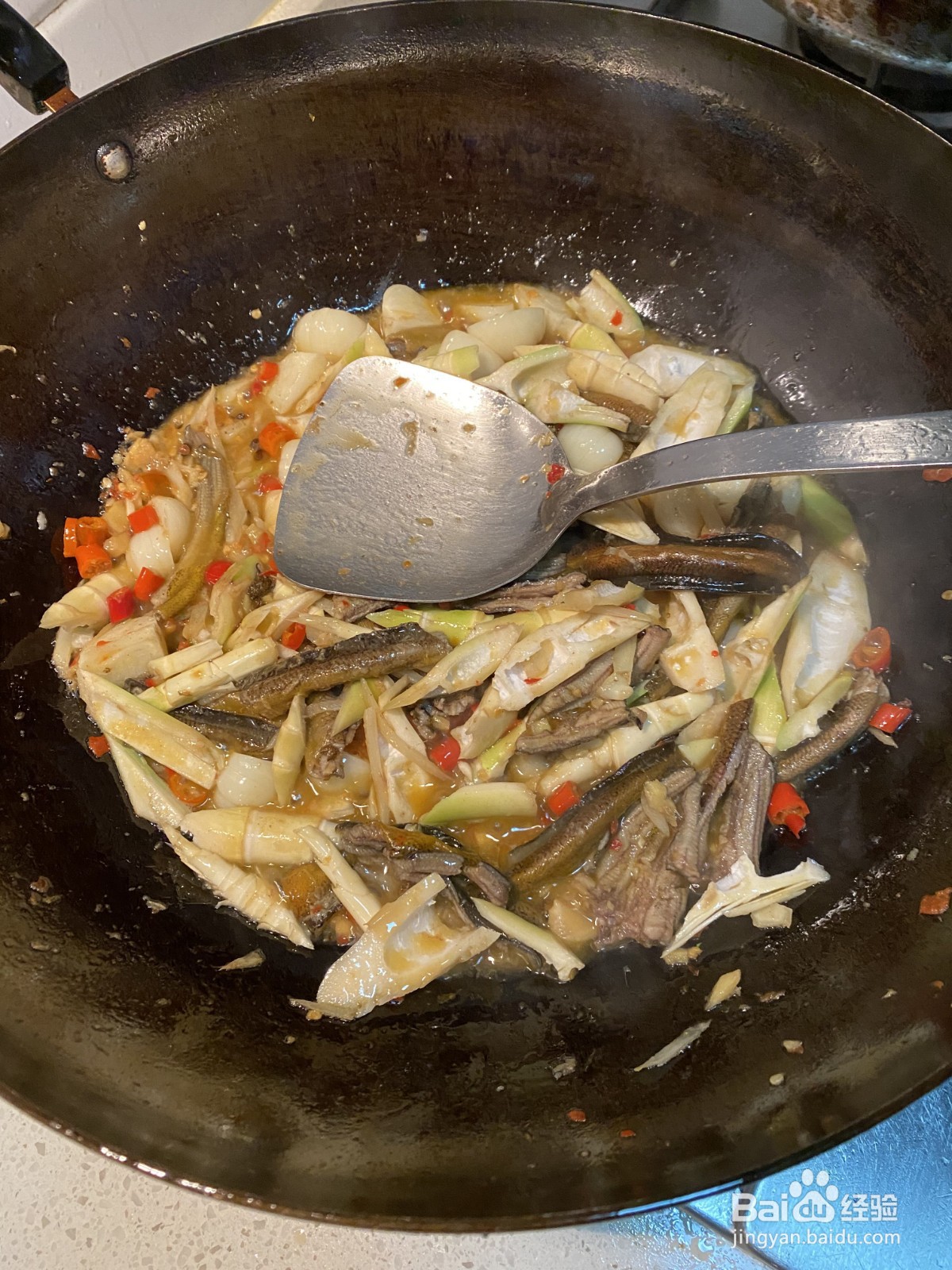 苦笋烧鳝鱼的做法