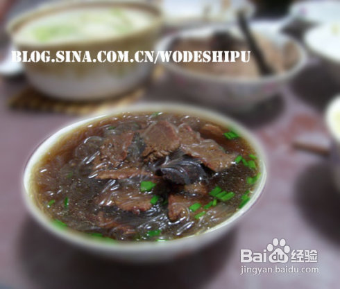 我的最爱——牛肉粉丝汤