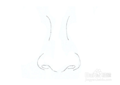 如何画人鼻子
