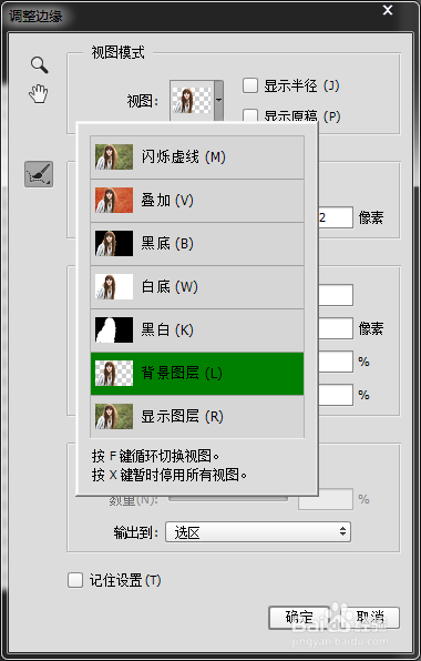怎样用Photoshop扣取头发丝