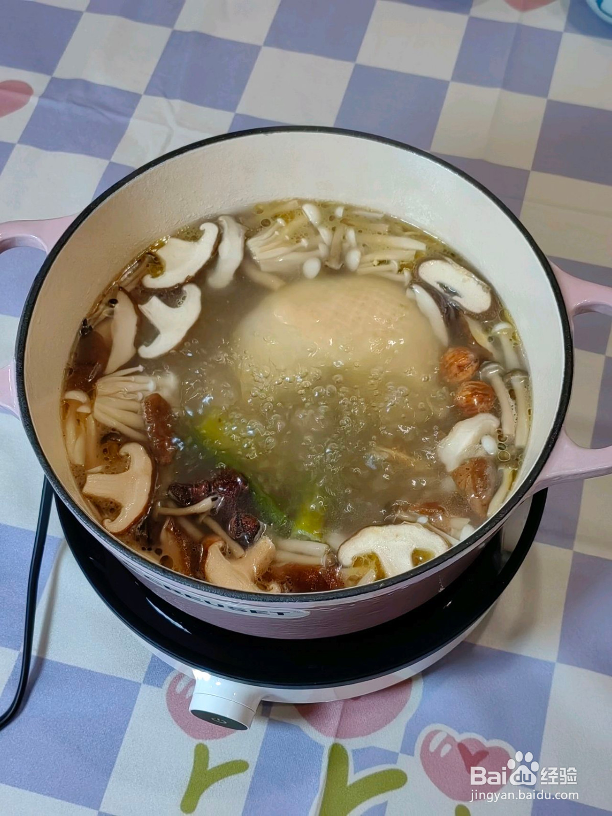 海南鸡饭菌菇汤的做法