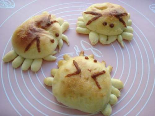 枣泥螃蟹小面包