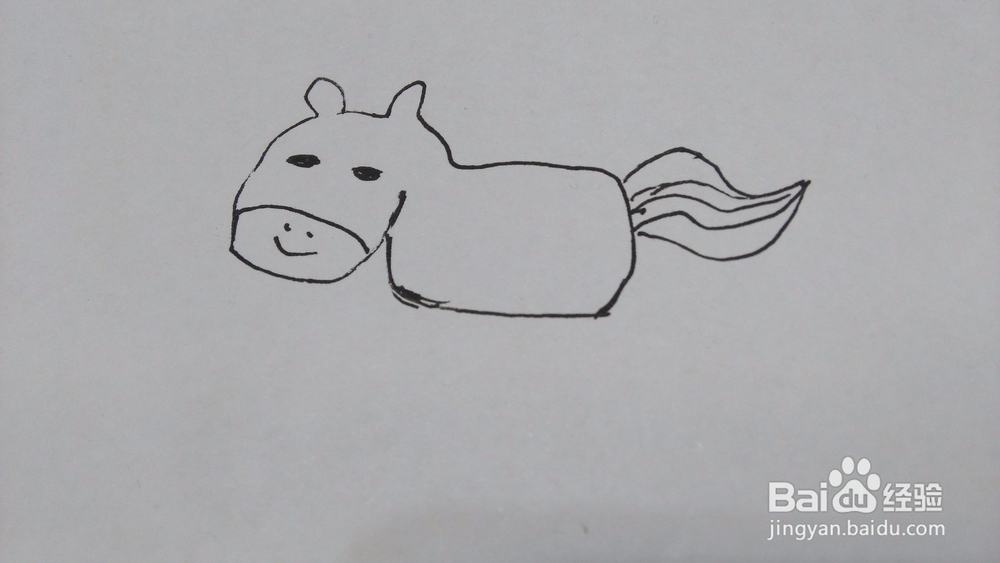 简笔画的马是怎么画的