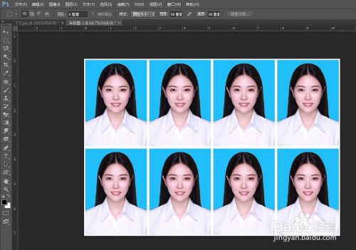如何通过PS对一寸照片进行排版