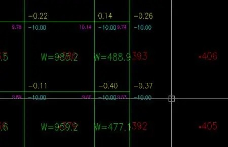 cass方格网里边有条线代表什么