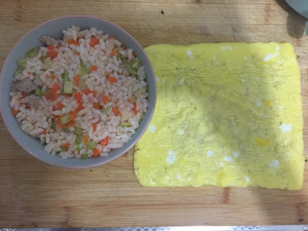 #柏翠辅食节-营养佐餐#向日葵蛋包饭