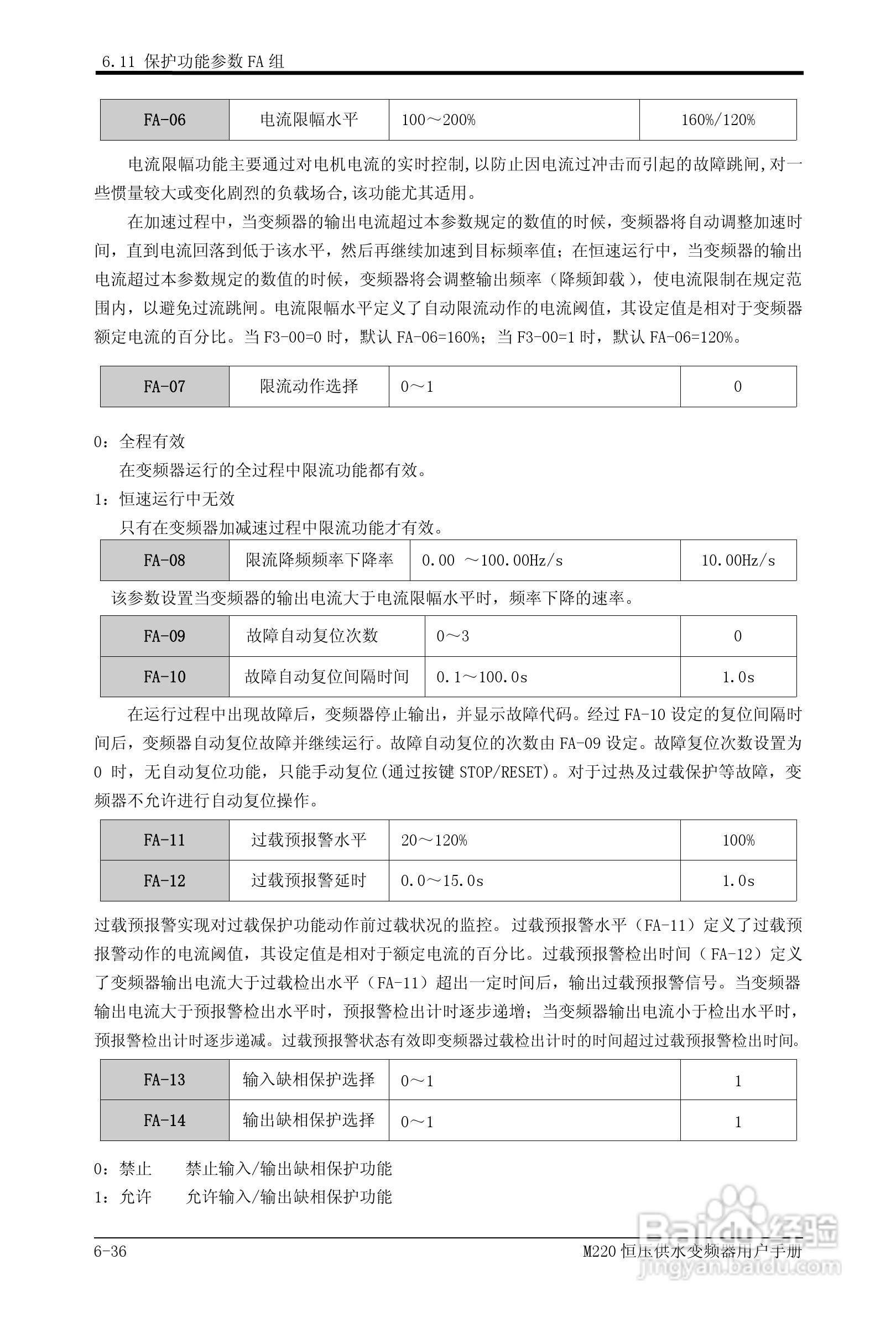 易驱M220-4T0930FPVER0M00变频器使用说明书:[8]