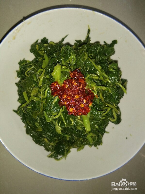 凉拌小米菜的制作方法